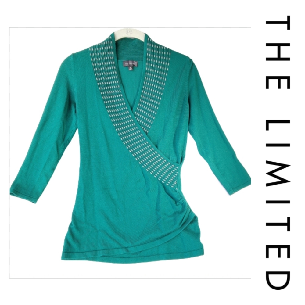 The Limited | Lightweight Knit Wrap Sweater XS